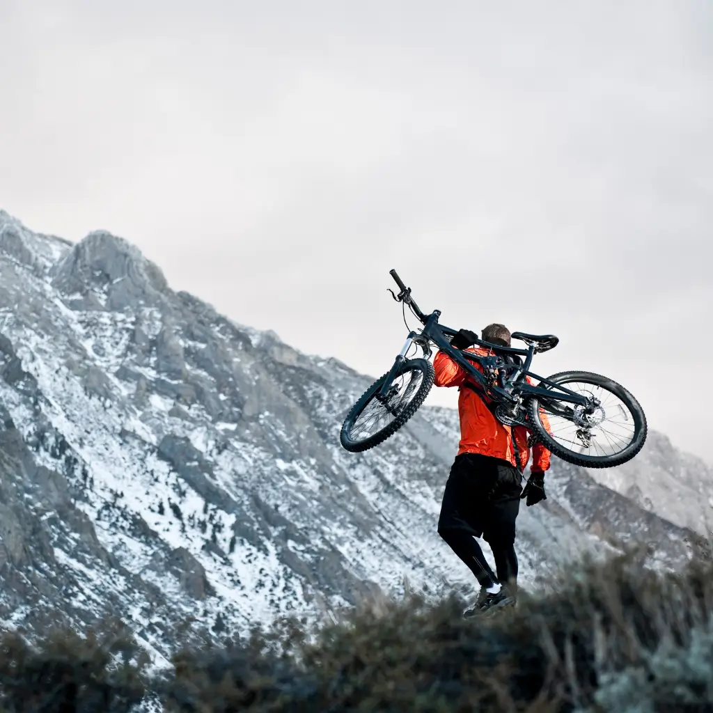 Cyclist taking part in The Unknown Race after getting his sports medical certificate from Fit Certify signed and stamped by sports doctors.
